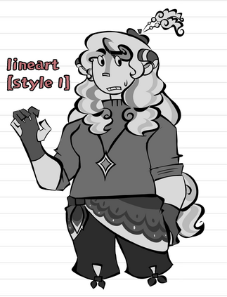 Lineart style 1 Lineart style 1